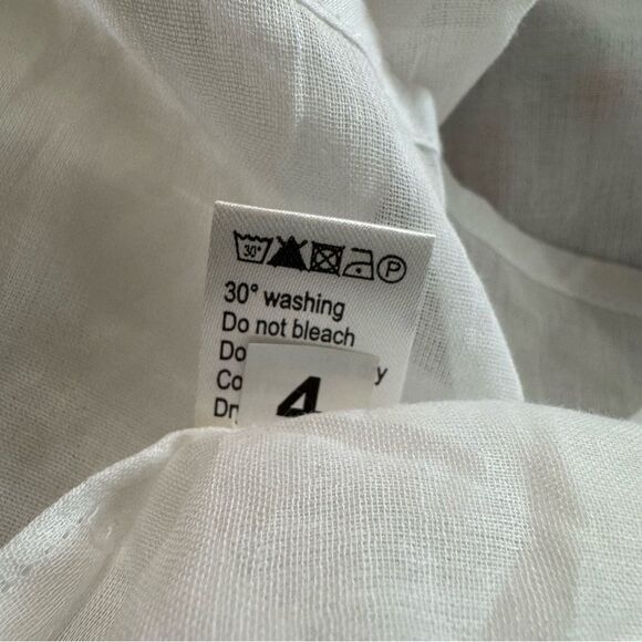 Banjanan Ira Maxi‎ Dress XS Lightweight Cotton Flutter Sleeve Pockets Floral - Picture 11 of 11